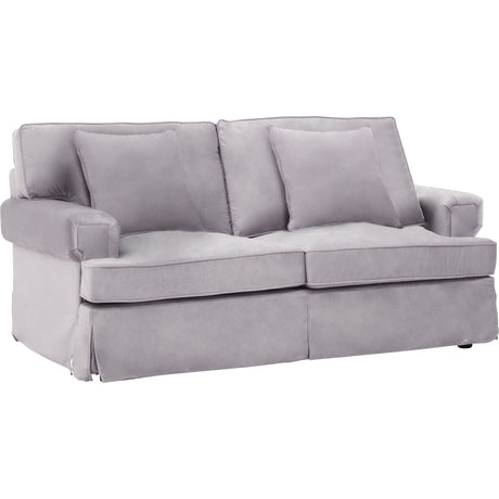 Raphael 2 Seat Grey Velvet Sofa