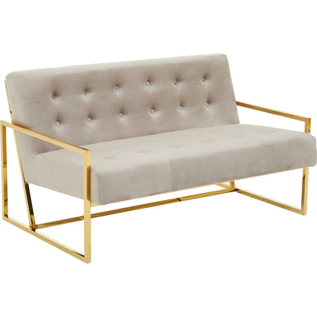 Avery 2 Seat Mink Velvet Sofa