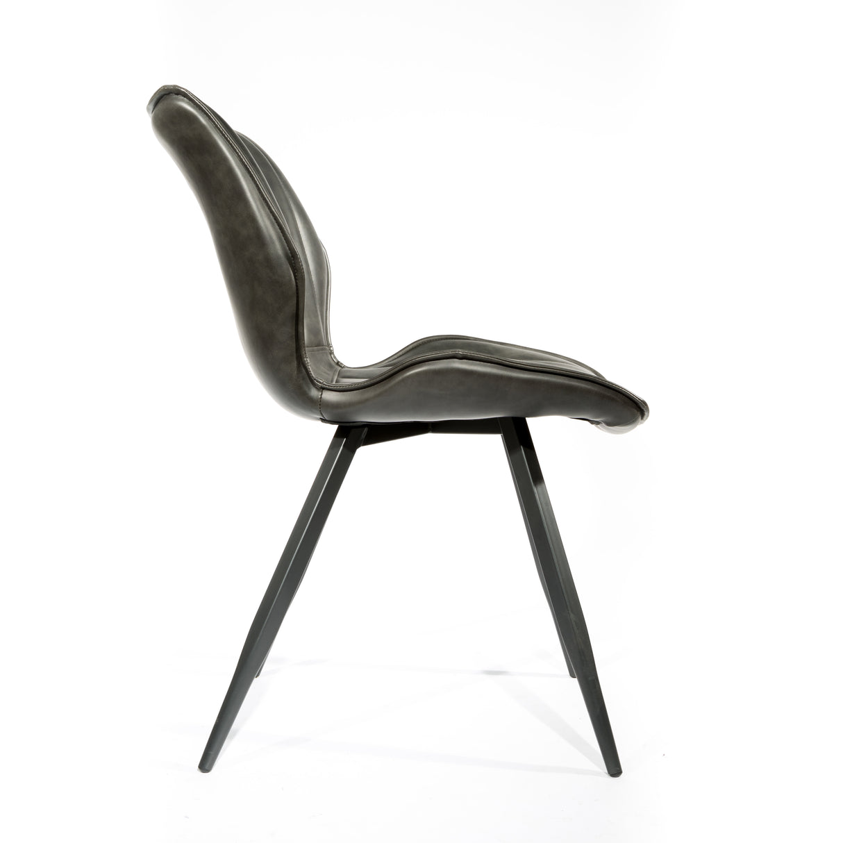 Sofia Grey Leather Dining Chair Set