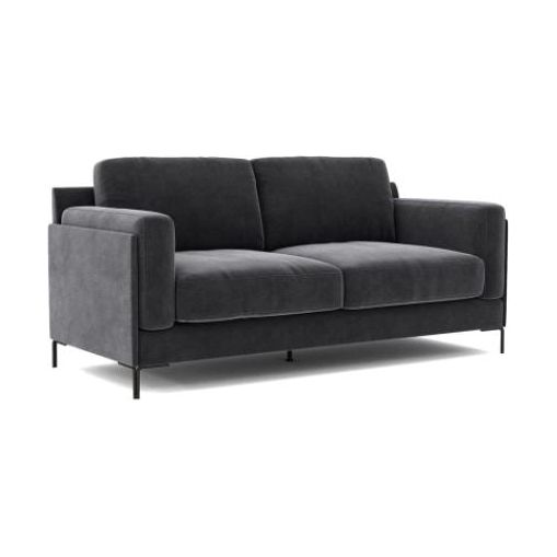 Diana 3 Seater Grey Sofa