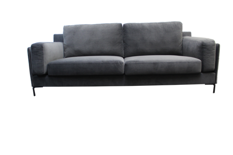Diana 2 Seater Grey Sofa