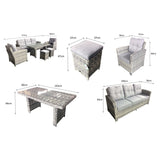 Amy Sofa Dining Set