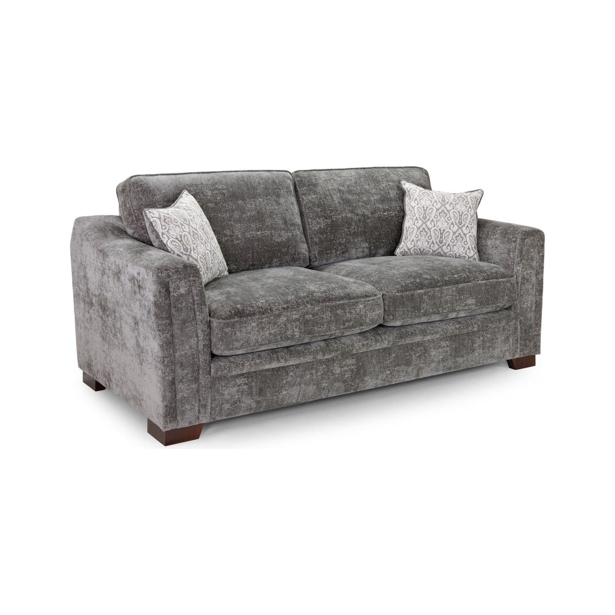 Astrid 3 Seat Grey Sofa