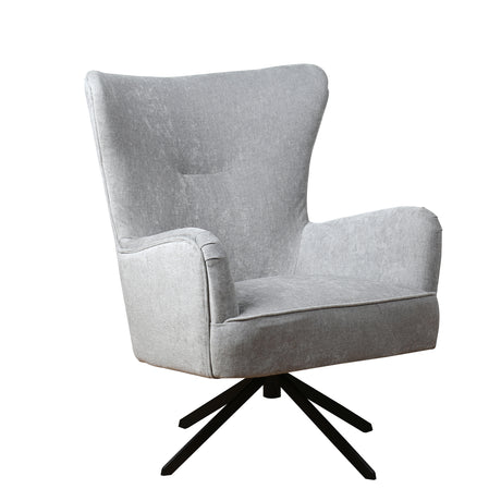 Francesca Chenille Grey Armchair