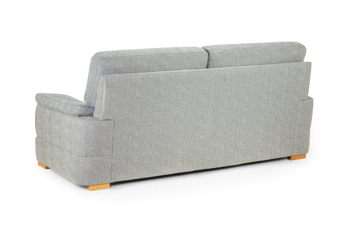 Bento Silver 3 Seat Sofa