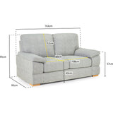 Bento Slate 2 Seat Sofa