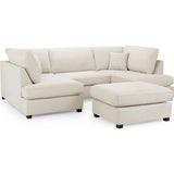 Carnaby U Shape Beige Corner Sofa