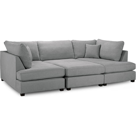 Carnaby U Shape Grey Corner Sofa