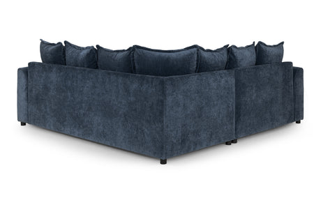 Colbee Blue Large Corner Sofa