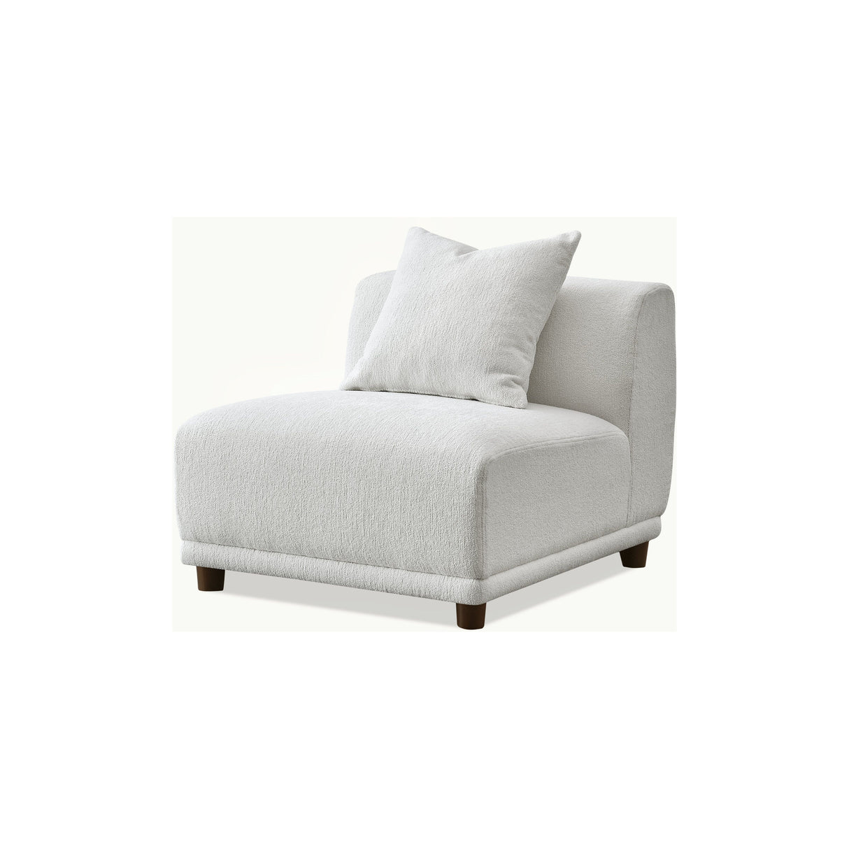 Aluxo Lottie Modular Corner Sofa Polar Boucle