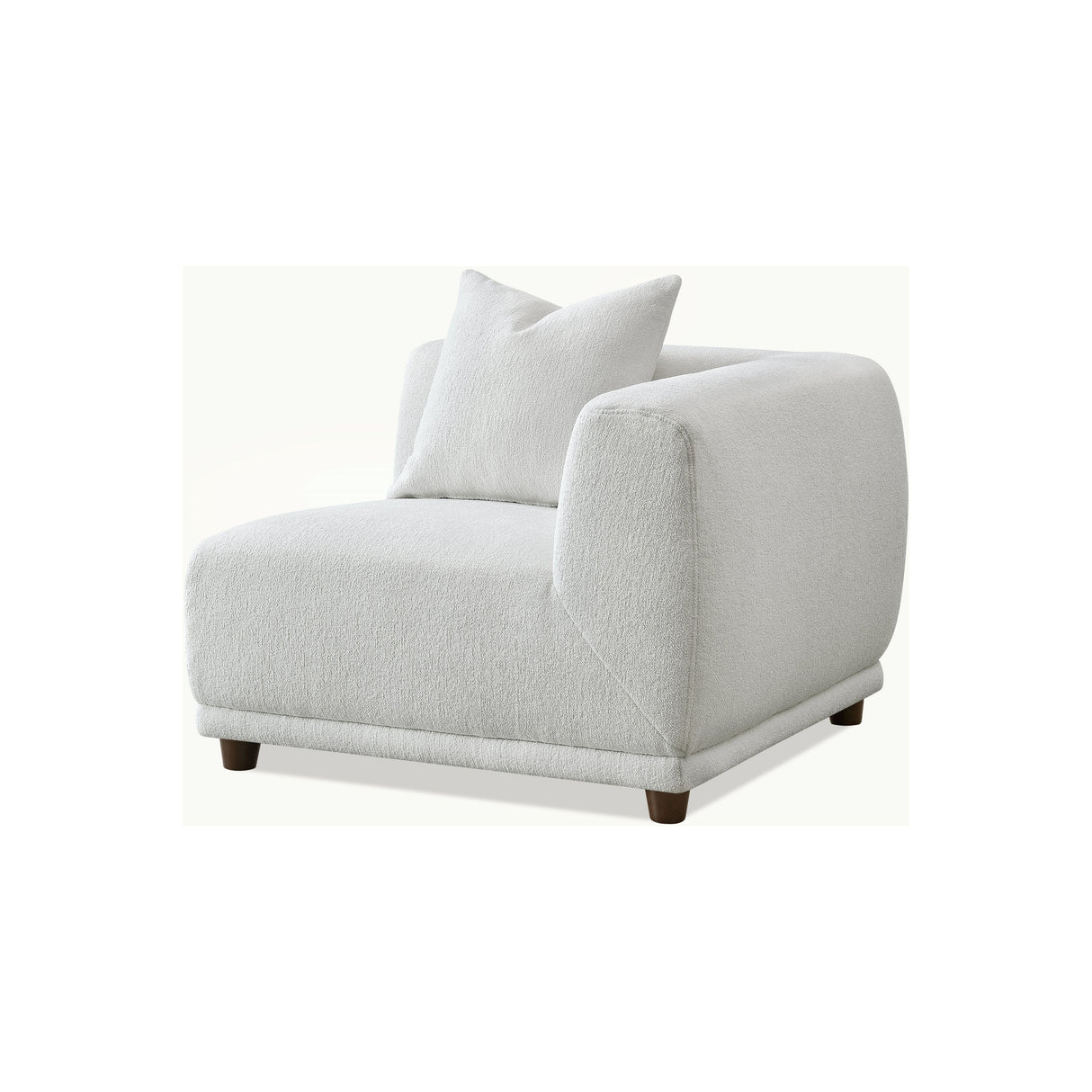 Aluxo Lottie Modular Corner Sofa Polar Boucle