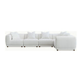 Aluxo Lottie Modular Corner Sofa Polar Boucle