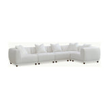 Aluxo Lottie Modular Corner Sofa Polar Boucle