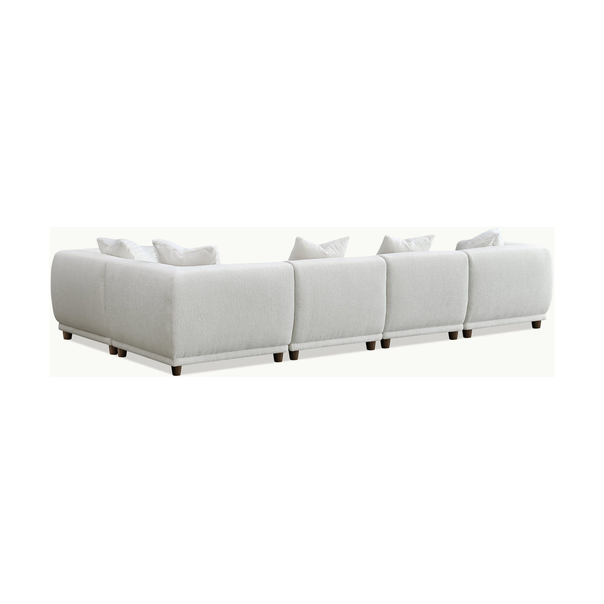 Aluxo Lottie Modular Corner Sofa Polar Boucle