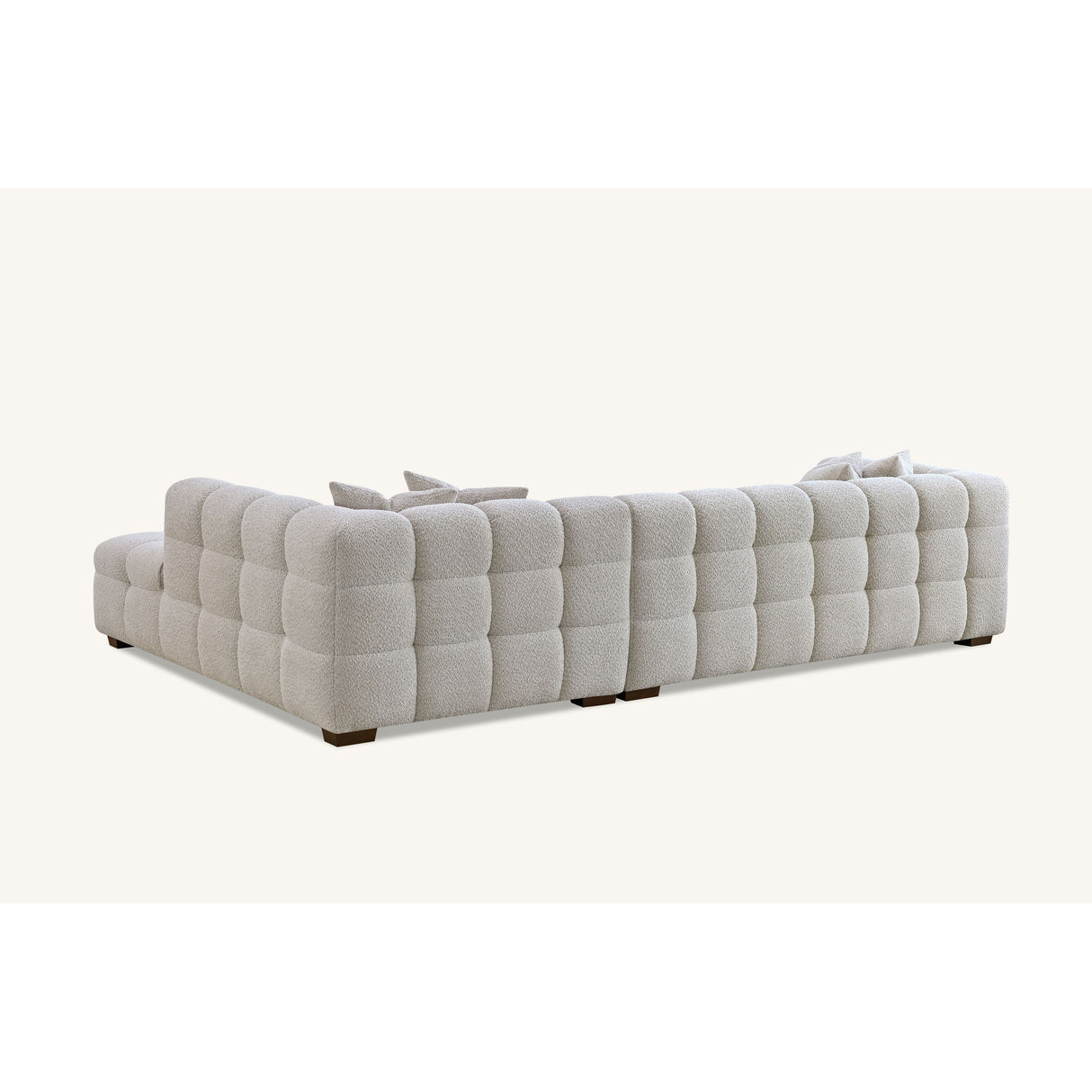 Aluxo Tribeca Corner Sofa Oatmeal Boucle