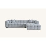 Aluxo Tribeca Corner Sofa Pearl Boucle