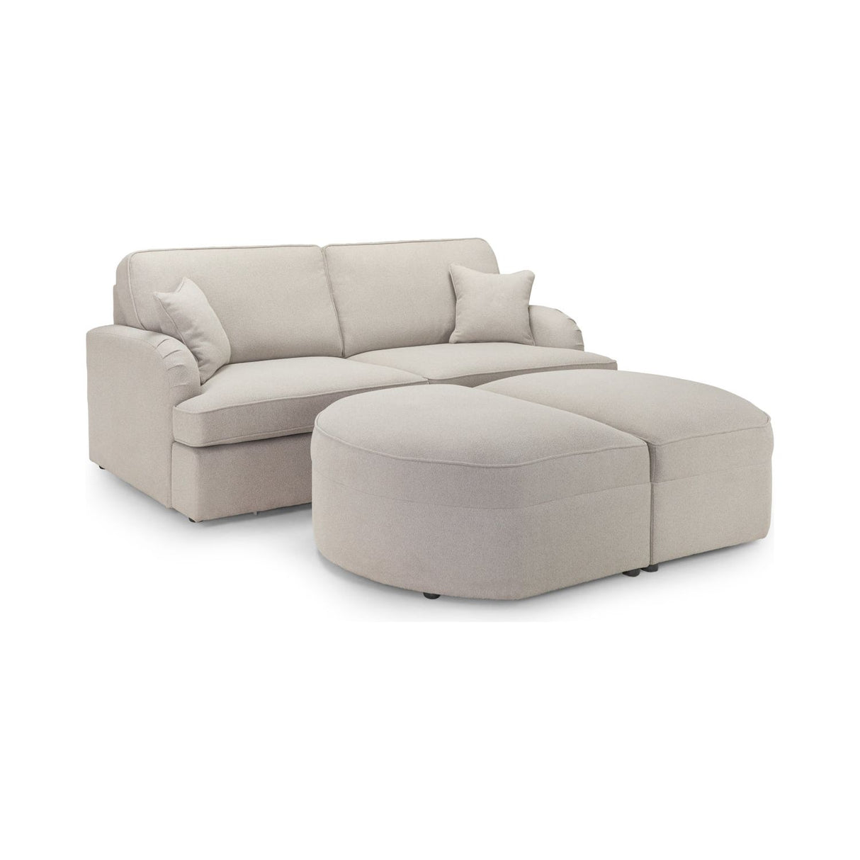 Erin 3 Seat Beige Sofa Bed