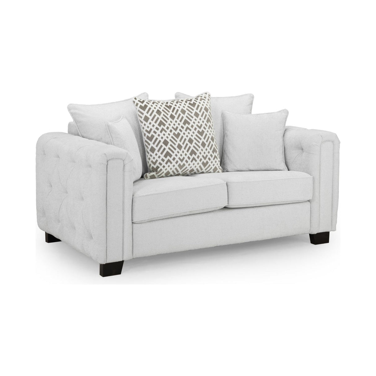 Grazia Light Grey 2 Seat Sofa