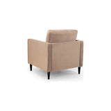 Harper Plush Beige Armchair