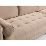 Harper Plush Beige Armchair