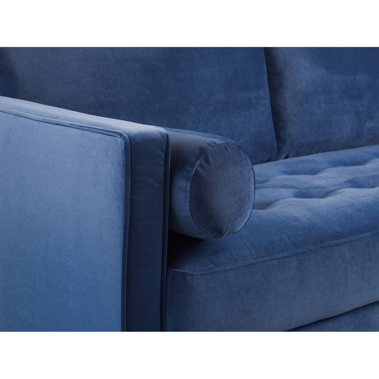 Harper Plush Blue Armchair