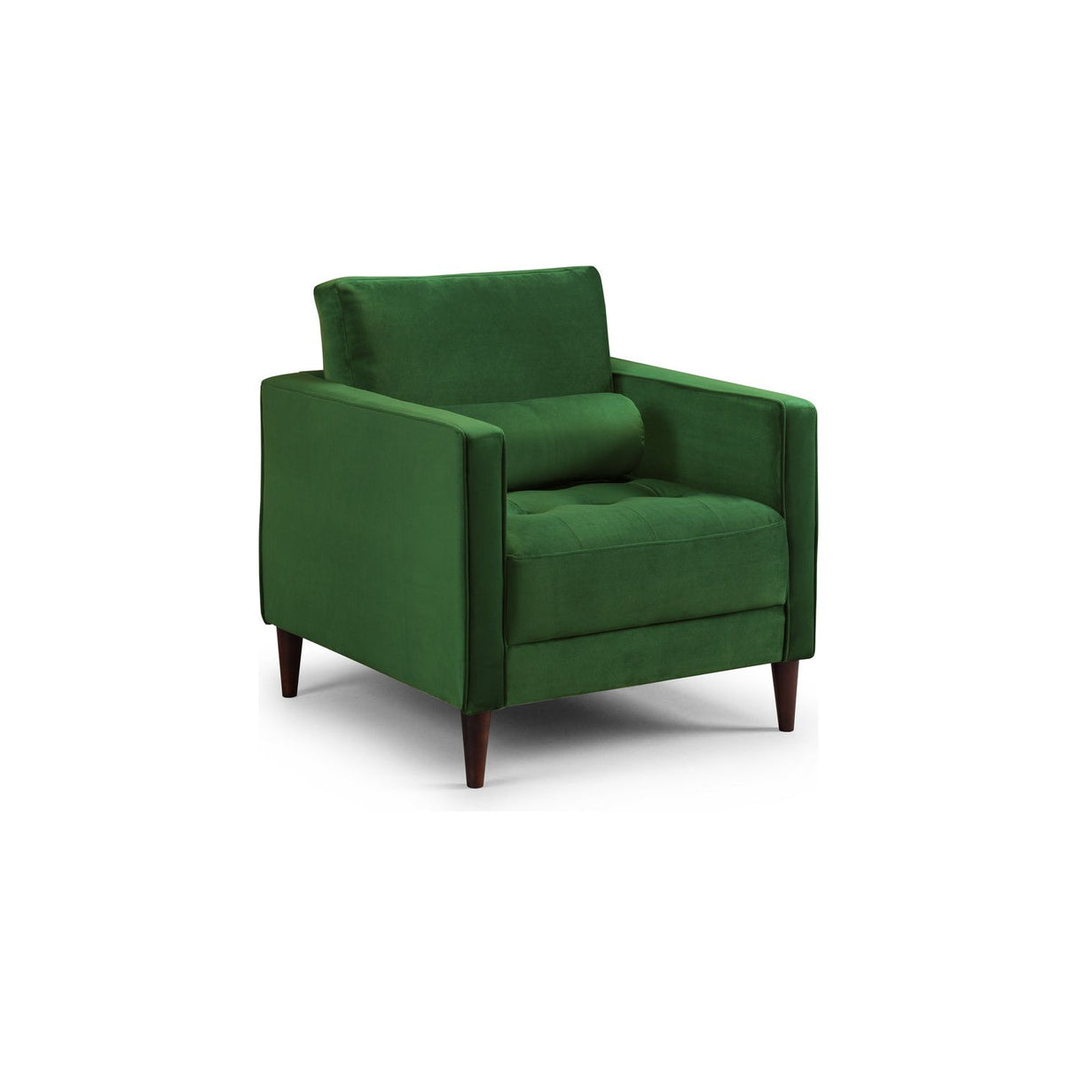 Harper Plush Green Armchair