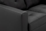 Jerry 2 Seat Sofa Black