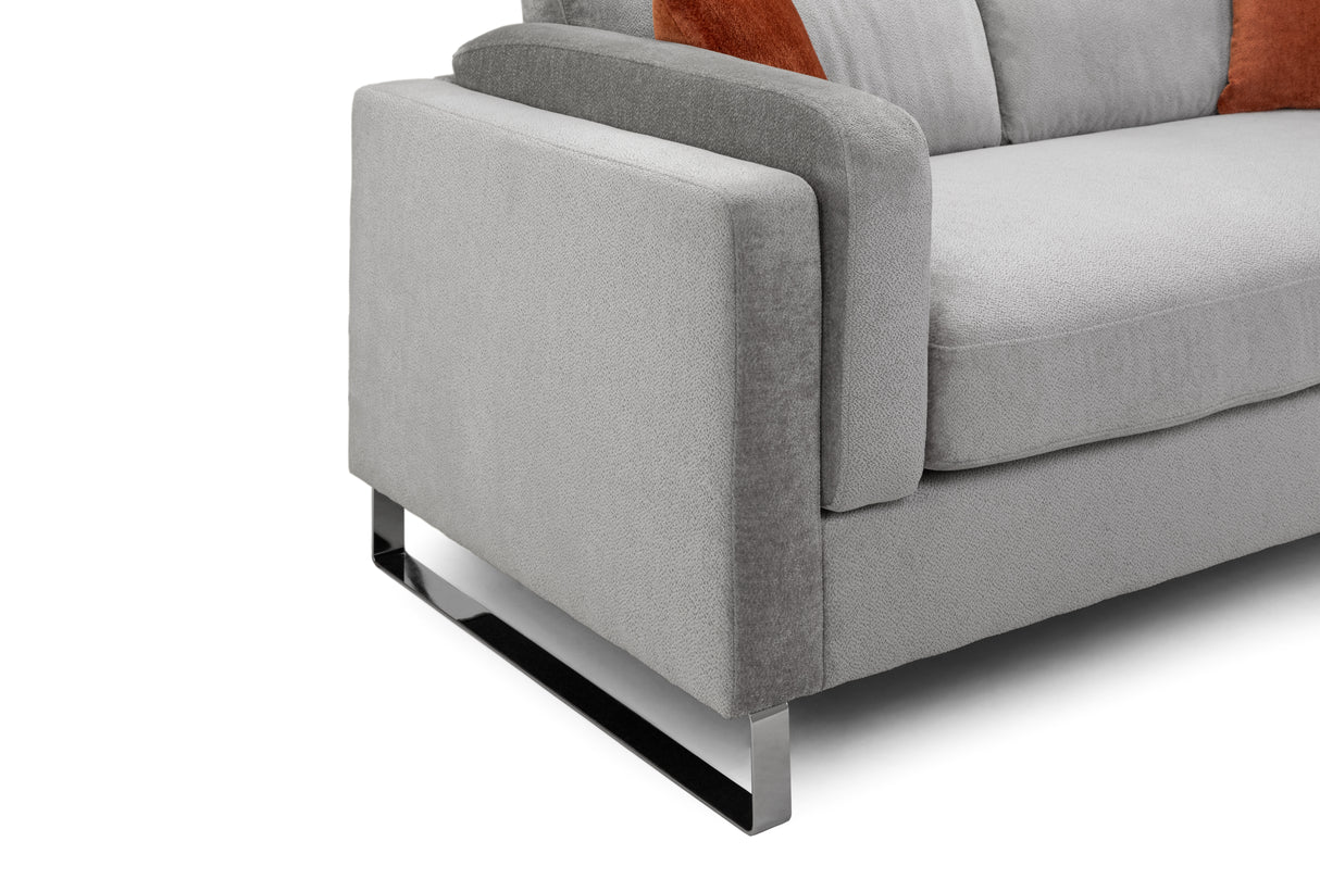 Kingston Grey 3 Seat Sofa