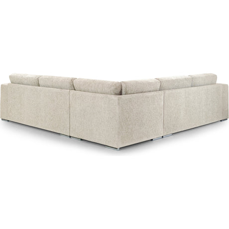 Naples Beige Large Corner Sofa