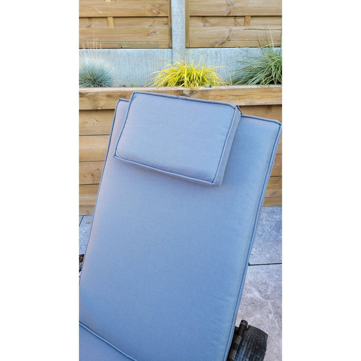 Savannah Single Sunbed Grey