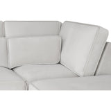 Sloane Silver U Shape Corner Sofa