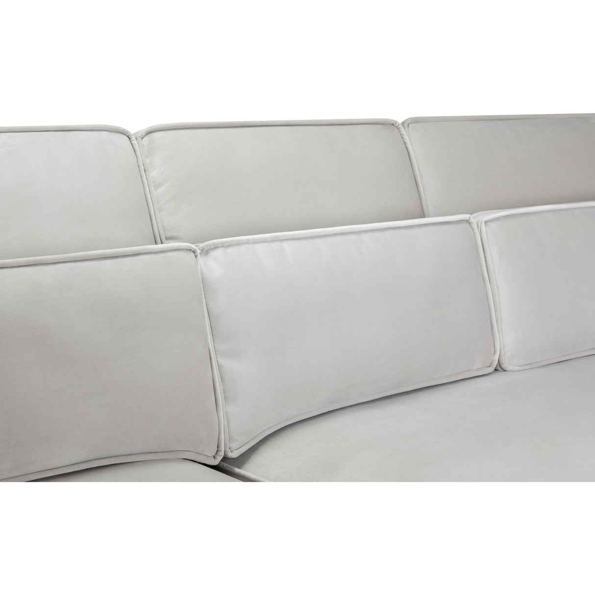 Sloane Silver U Shape Corner Sofa