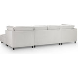 Sloane Silver U Shape Corner Sofa