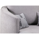 Verona Grey Swivel Chair