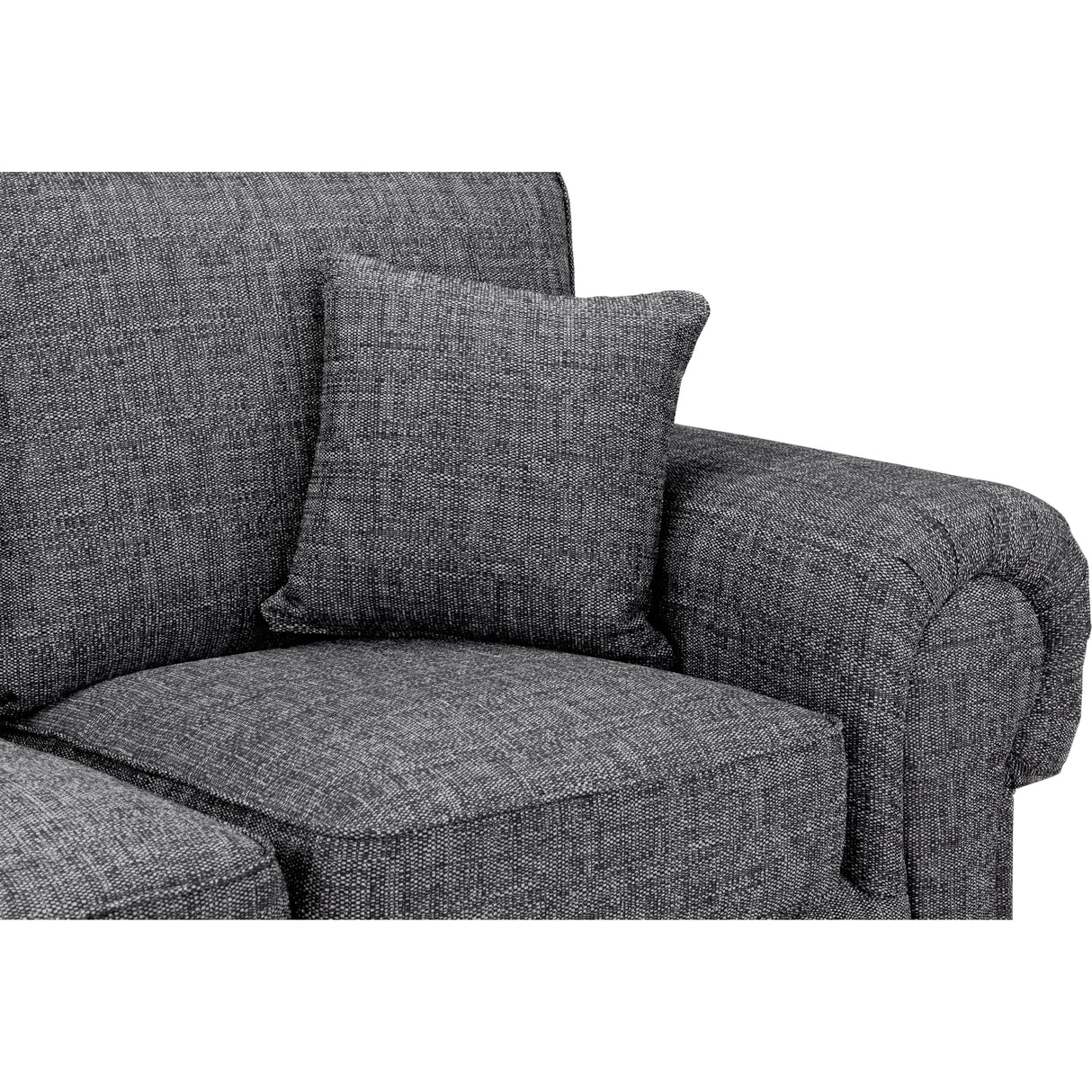 Wilcot Grey 3 Seat Sofa