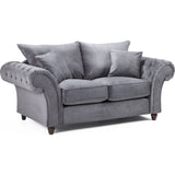 Windsor 2 Seat Grey Sofa