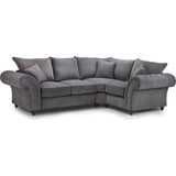 Windsor Grey Right Hand Facing Corner Sofa