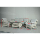 Rose 5 seat sofa set